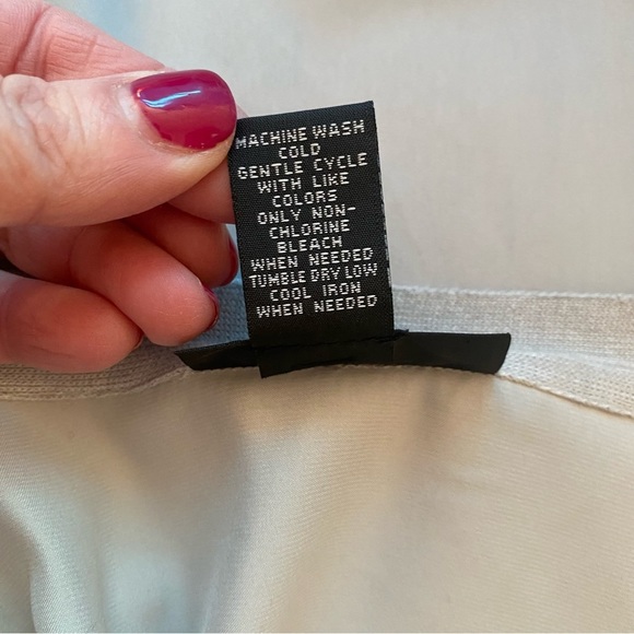 Alfani Bold Moves Open Front Mixed Media Cardigan Sz Medium Ash Gray Soft NEW - Picture 7 of 7